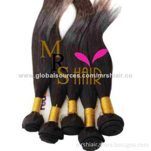 24-inch 6A Grade No Shedding No Tangle Malaysian Virgin Hair Weave